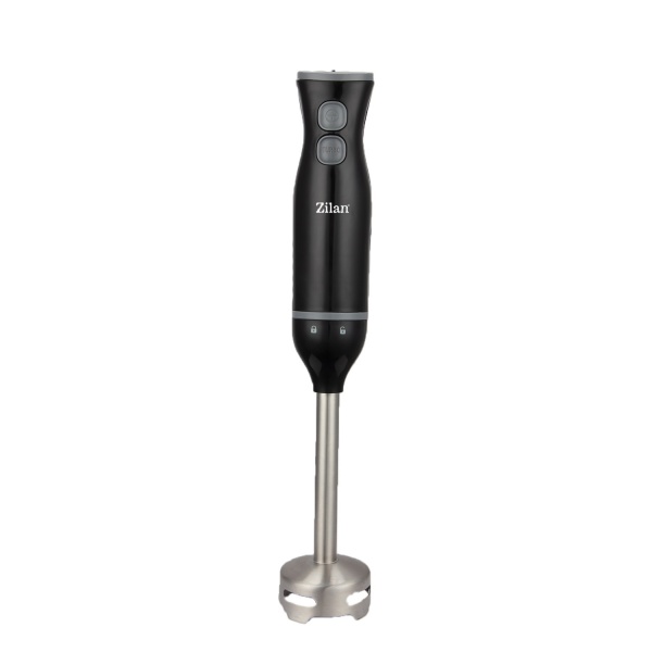 Mixer vertical, putere 250W, lame din otel, baza detasabila, negru, Zilan