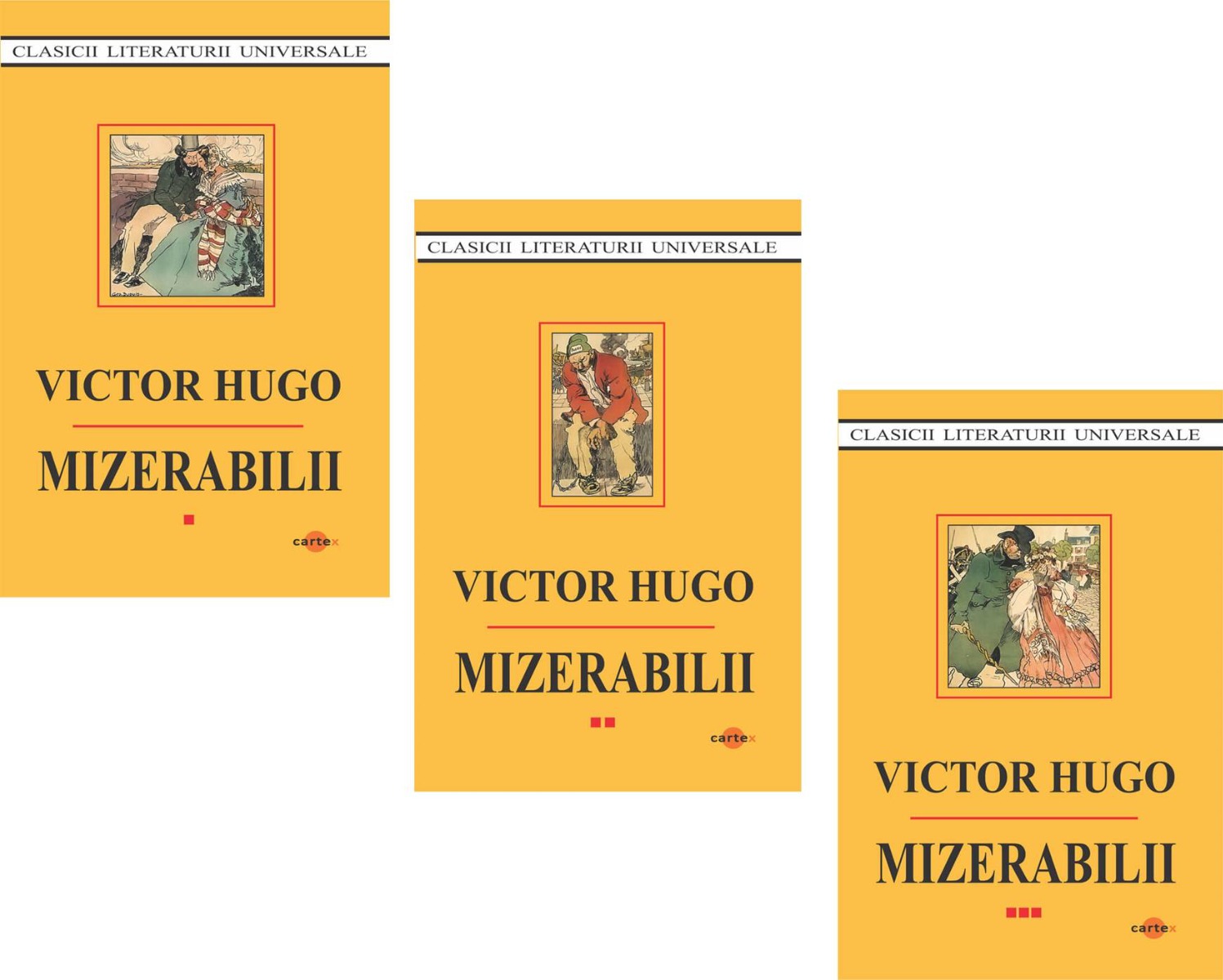 Mizerabilii, volumele 1+2+3 - Victor Hugo