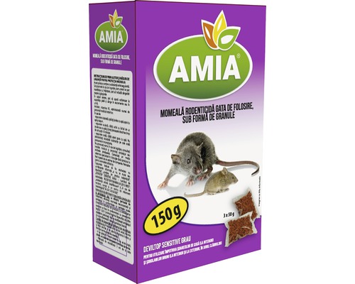 Momeala Amia Granule pentru soareci, 150 g