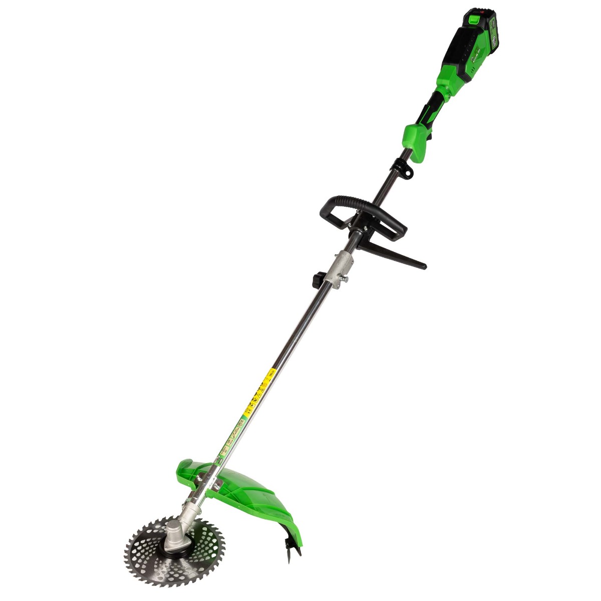 Motocoasa (Trimmer) electrica Micul Fermier 20V, 2 acumulatori 4Ah, maner simplu, motor fara perii