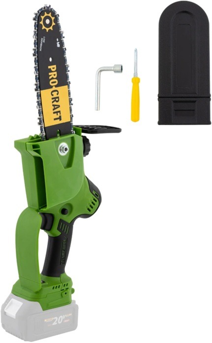 Motofierastrau Procraft PKA20, Li-ion, 20 V, 4.0 Ah, 4600 rotatii, Brushless, Lama 24 cm