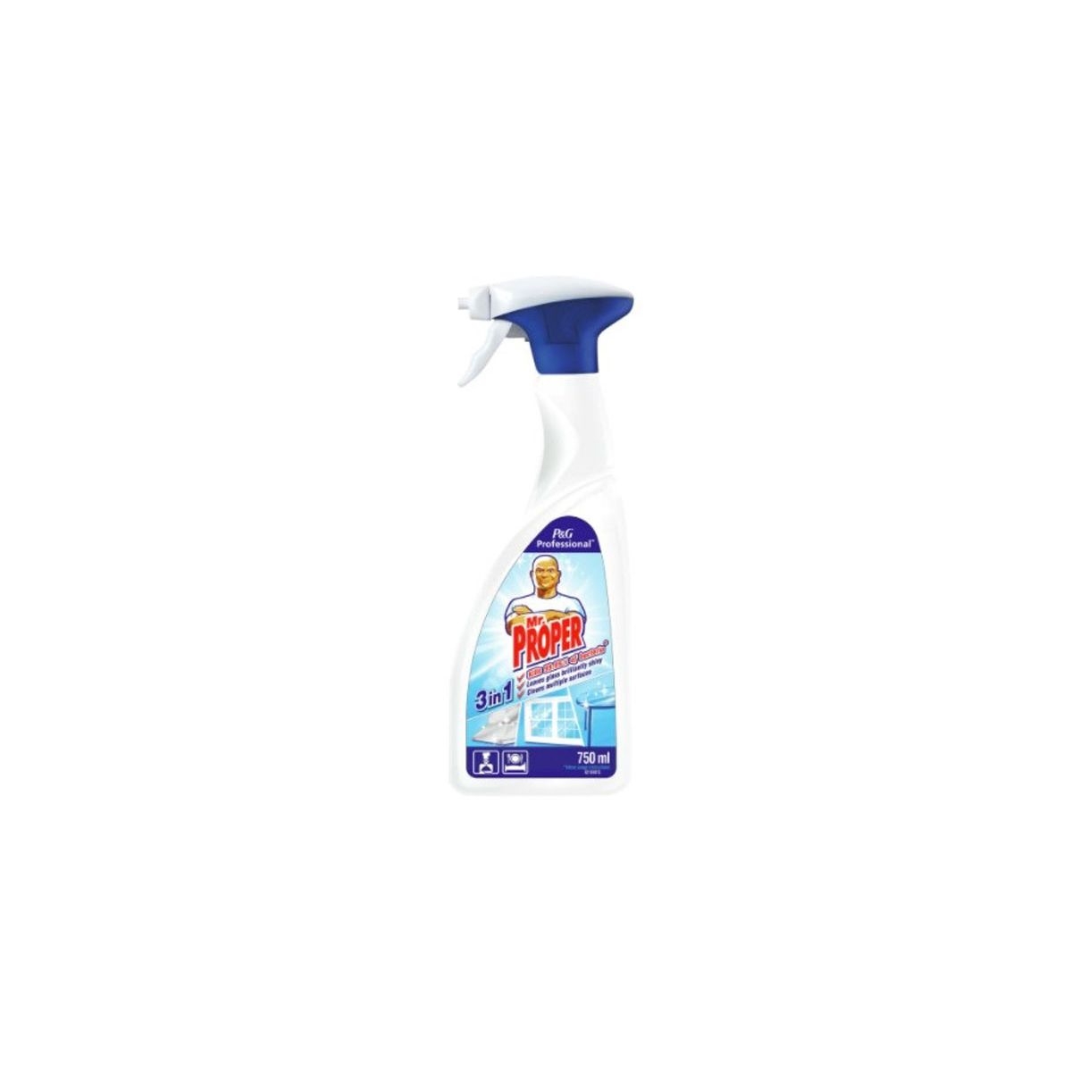 MR PROPER PROFESSIONAL 3IN1 DETERGENT SPRAY BIOCID UNIVERSAL 750ML