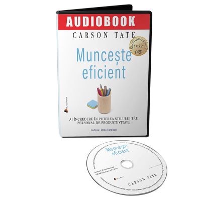 Munceste eficient. Audiobook - Carson Tate