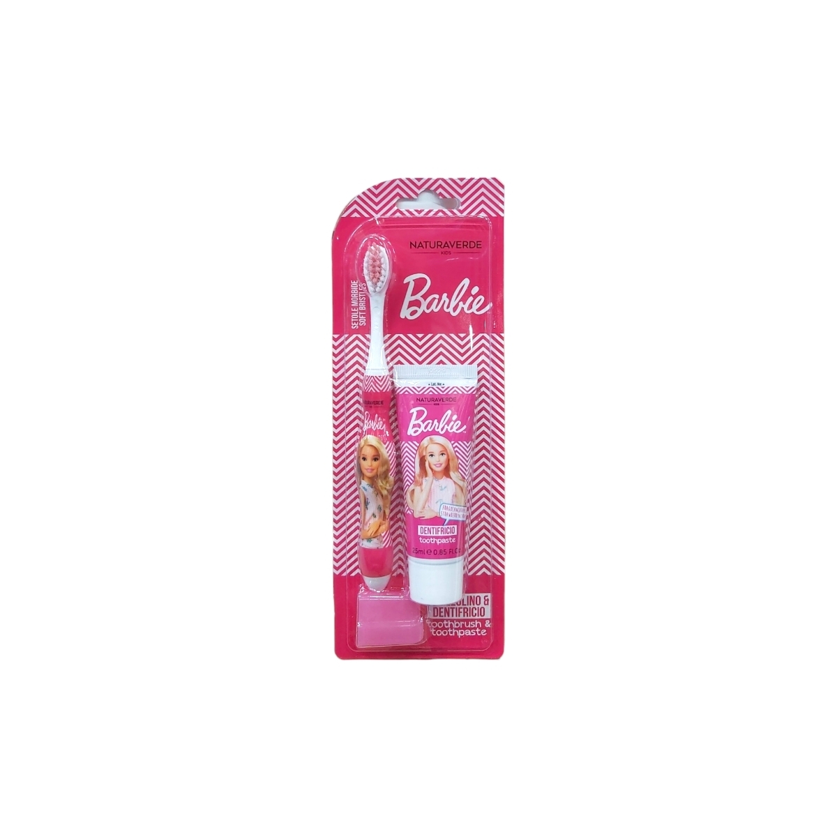 NATURAVERDE BARBIE PASTA DINTI 25ML+PERIUTA SET 1450