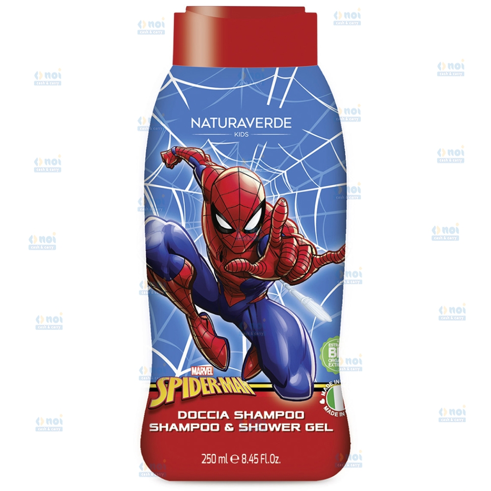 NATURAVERDE SPIDERMAN SAMPON&GEL DE DUS COPII 250ML