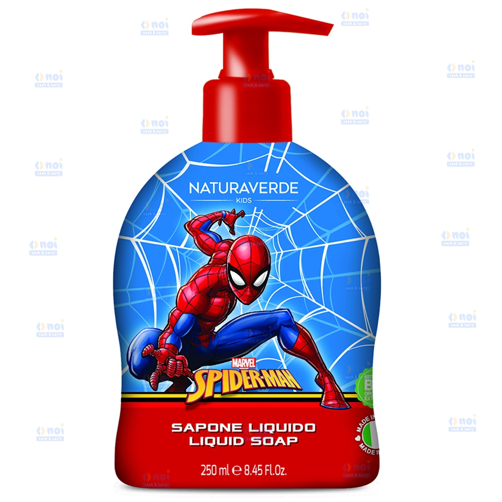 NATURAVERDE SPIDERMAN SAPUN LICHID COPII 250ML