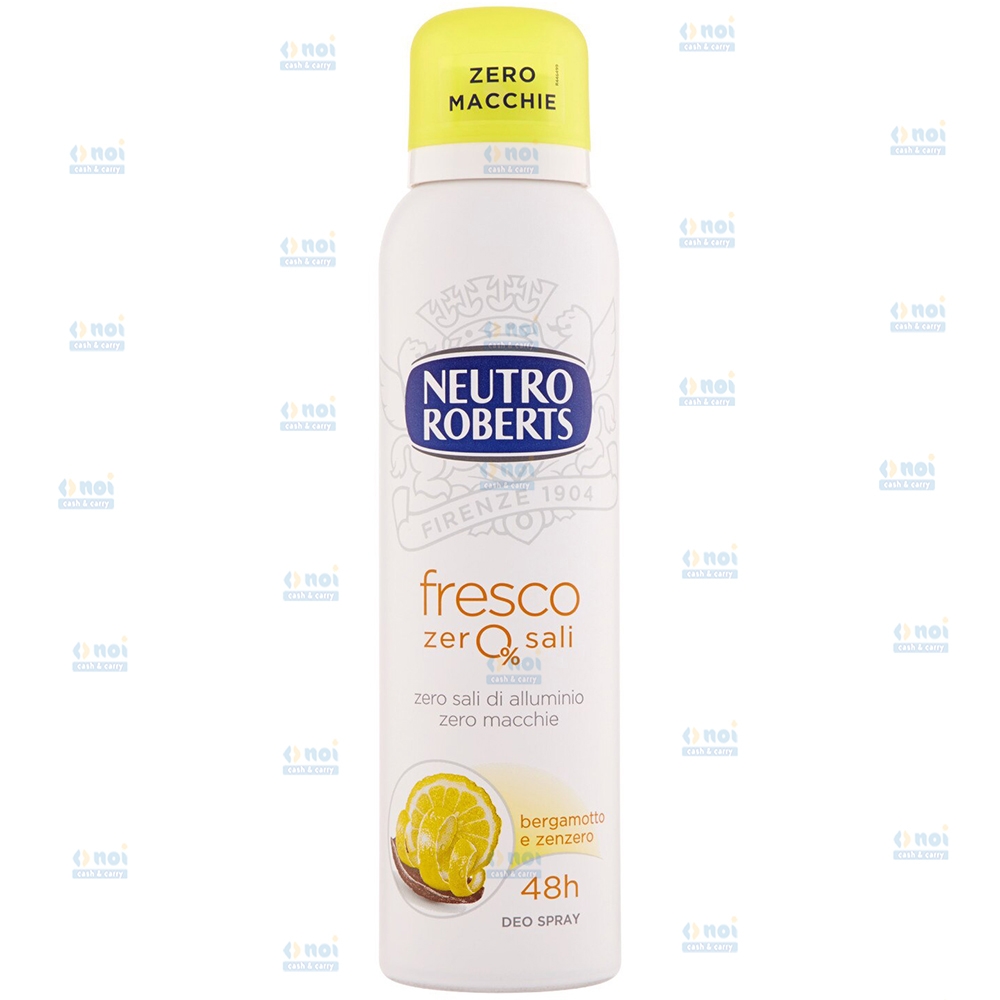 NEUTRO ROBERTS DEO SPRAY CU BERGAMOTA&LAMAIE 0% SARURI AL 150ML