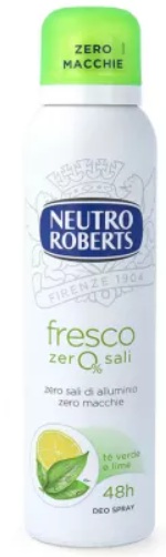 NEUTRO ROBERTS DEO SPRAY FRESC&CEAI VERDE&LIME 150ML
