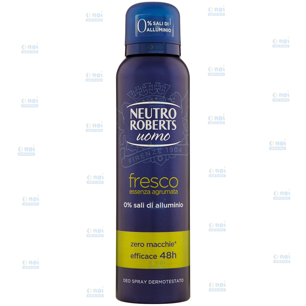 NEUTRO ROBERTS UOMO DEO SPRAY CITRICE 0% SARURI ALUMINIU 150ML