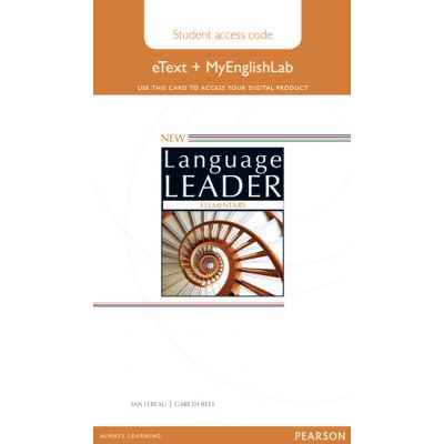 New Language Leader Elementary eText Coursebook with MyEnglishLab Pack - Gareth Rees