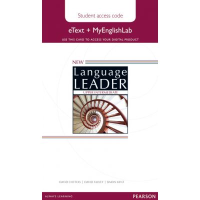 New Language Leader Upper Intermediate eText Coursebook with MyEnglishLab Pack - David Cotton