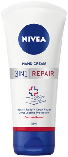 NIVEA CREMA MAINI 75ML 3IN1 REPAIR