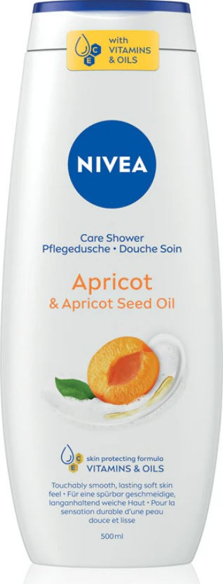 NIVEA GEL DE DUS 500ML APRICOT SEED OIL