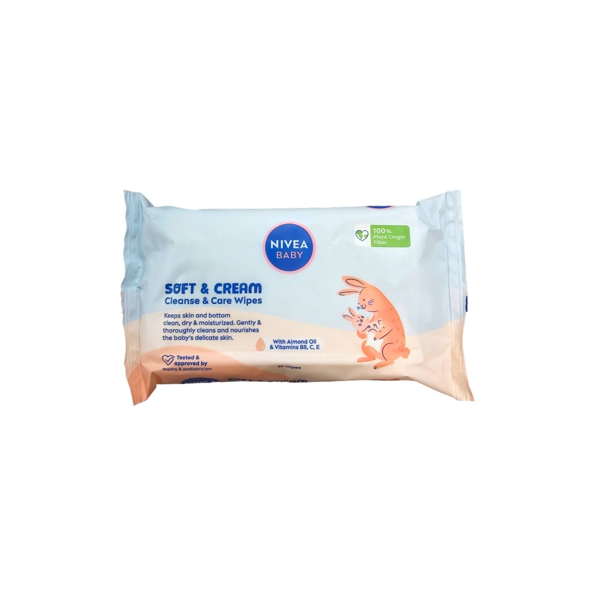 NIVEA BABY SERVETELE UMEDE 57BUC SOFT&CREAM