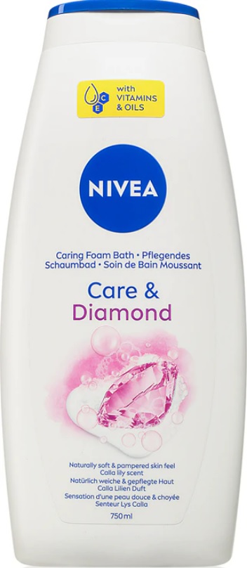 NIVEA GEL DE DUS 750ML CARE&DIAMOND