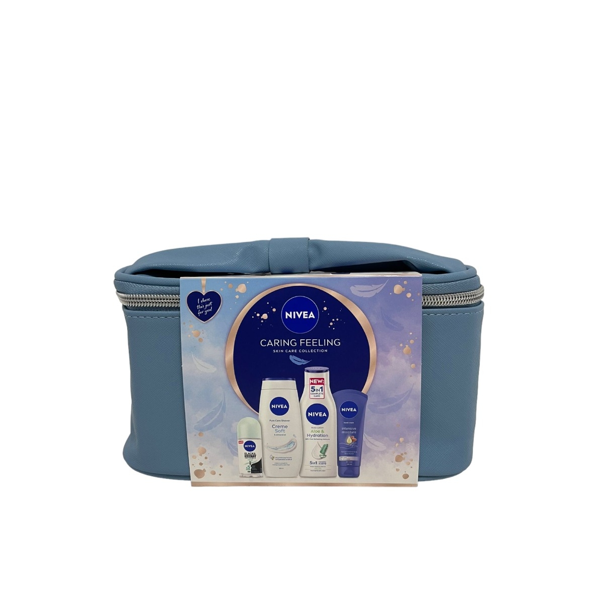 NIVEA CARING FEELING 4PCS BORSETA CASETA CADOU