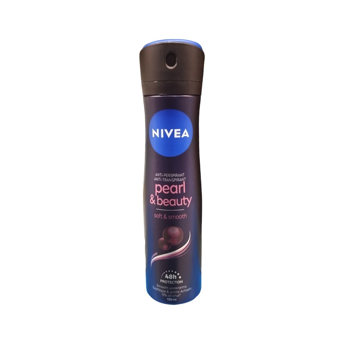 NIVEA DEO SPRAY 150ML PEARL&BEAUTY BLACK SOFT&SMOOTH