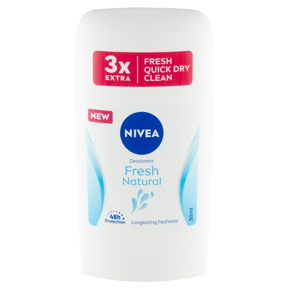 NIVEA DEO STICK 50ML 3X FRESH NATURAL 48H
