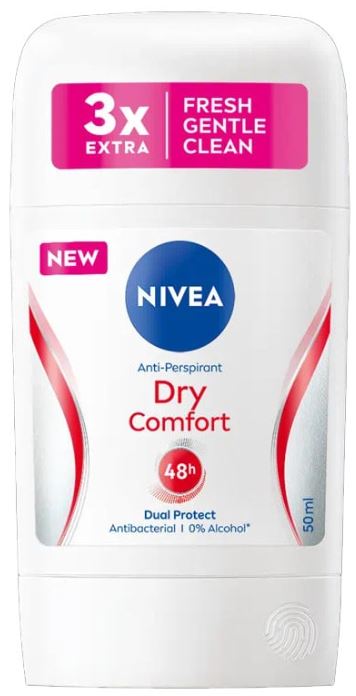 NIVEA DEO STICK 50ML 3X DRY CONFORT 48H
