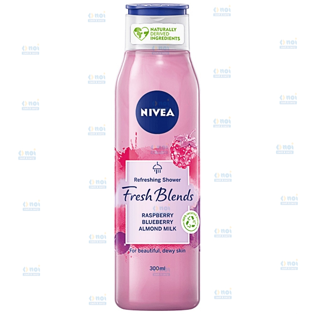 NIVEA FRESH BLENDS GEL DE DUS 300ML RASPBERRY&ALMOND MILK