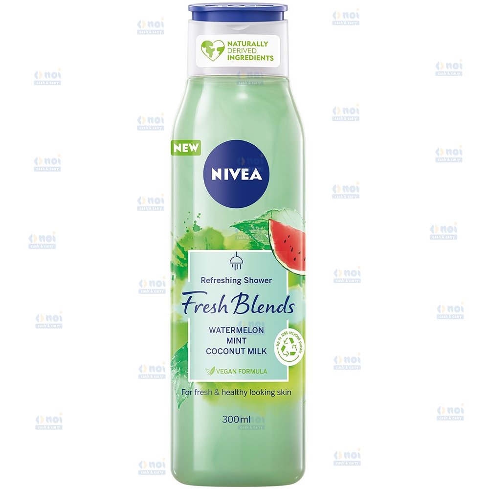 NIVEA FRESH BLENDS GEL DE DUS 300ML WATERMELON&MINT