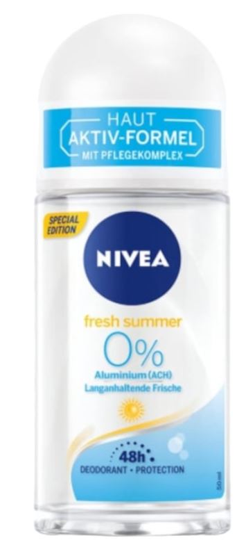 NIVEA ROLL-ON 50ML FRESH SUMMER 0%AL.