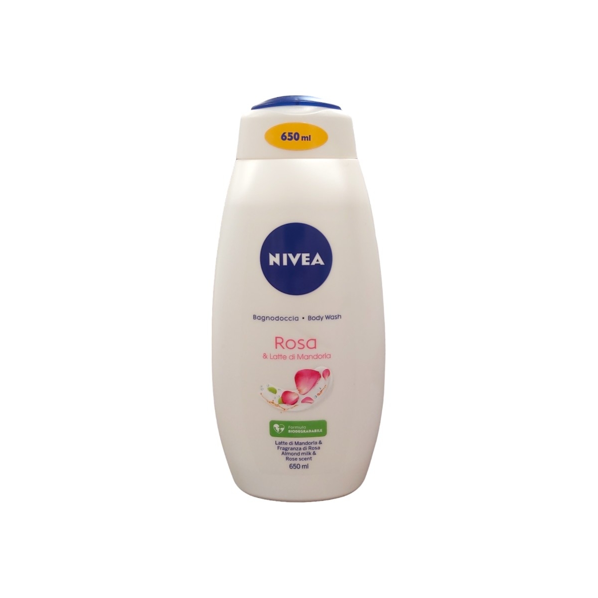 NIVEA GEL DE DUS 650ML ALMOND MILK&ROSA