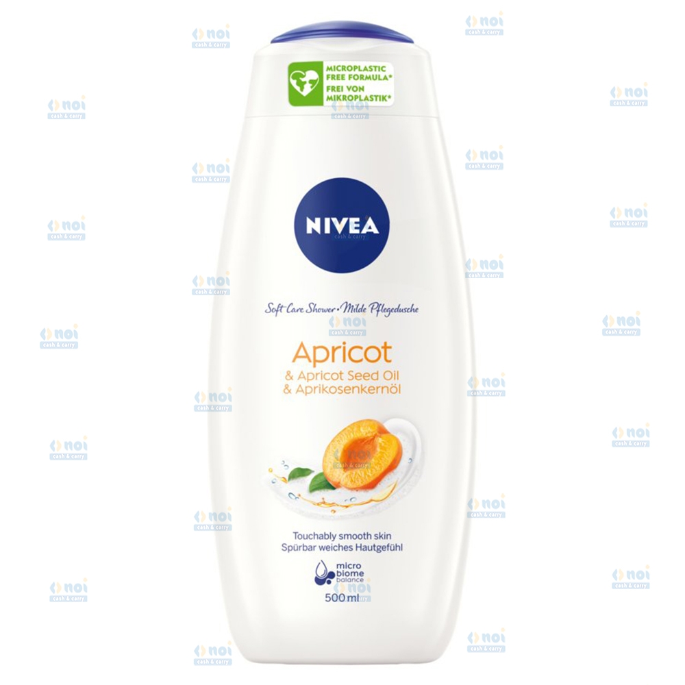 NIVEA GEL DE DUS 500ML APRICOT SEED OIL