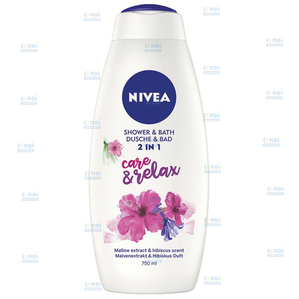 NIVEA GEL DE DUS 750ML CARE&RELAX