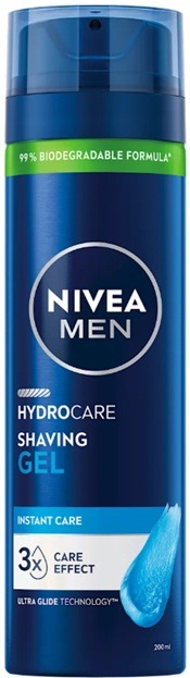 Nivea gel pentru ras Hydrocare, 200 ml