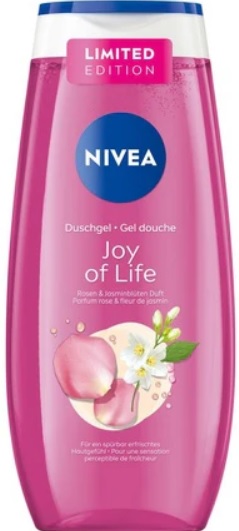 NIVEA GEL DE DUS 250ML JOY OF LIFE ROSE&JASMIN