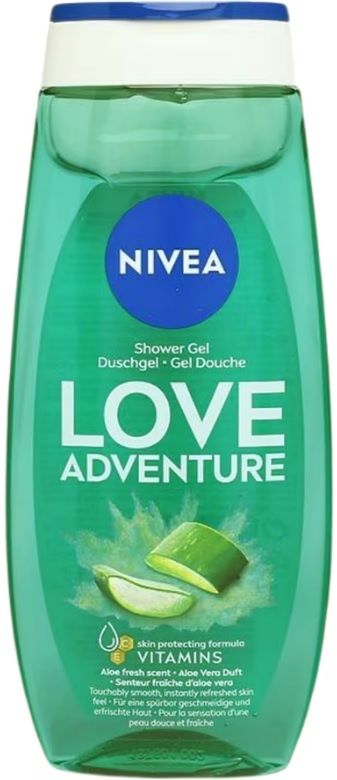 NIVEA GEL DE DUS 250ML LOVE ADVENTURE ALOE FRESH
