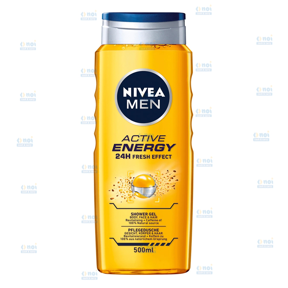 NIVEA MEN GEL DE DUS 500ML ACTIVE ENERGY