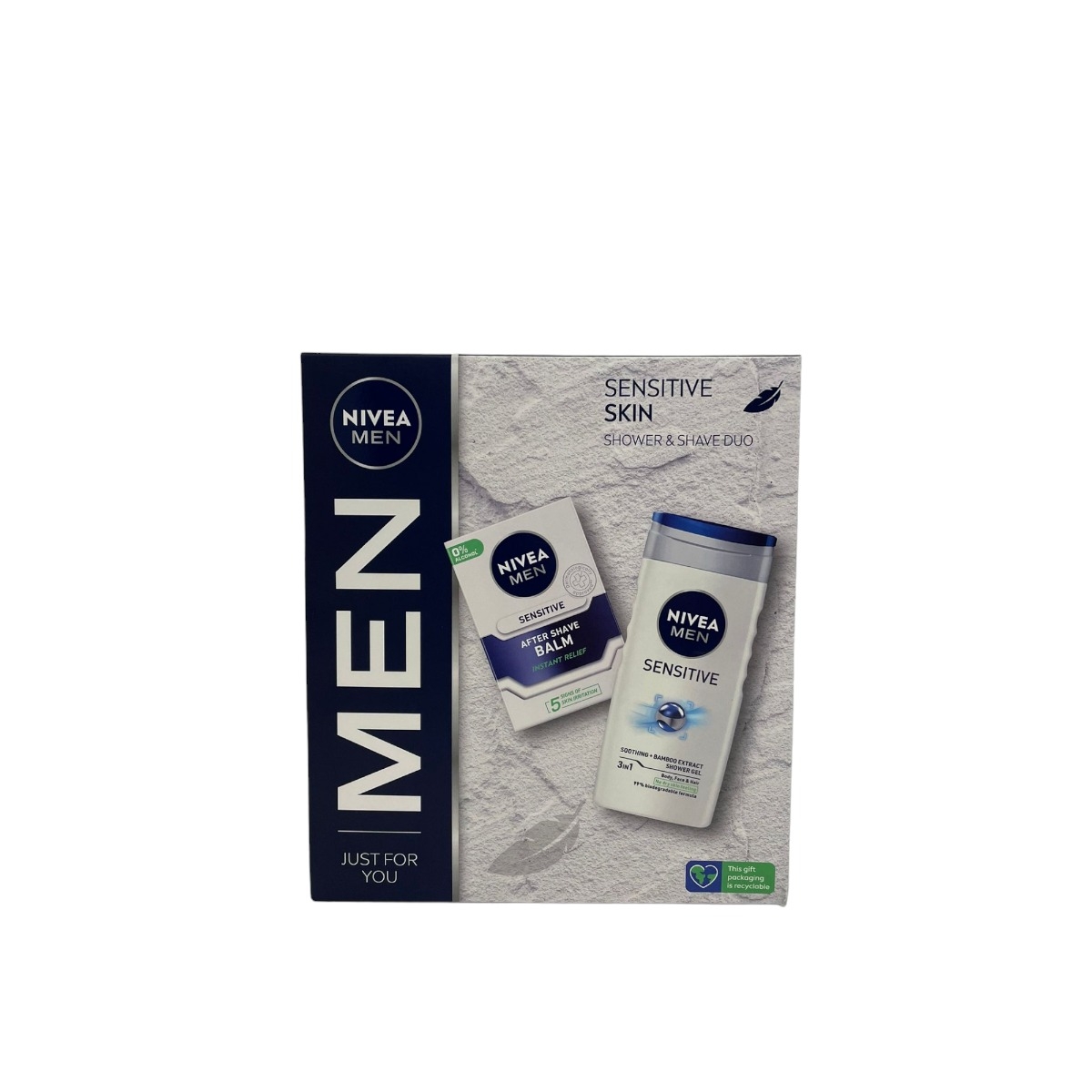 NIVEA MEN SENSITIVE SKIN AS100+GEL DE DUS 250 SET CADOU