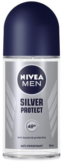 Nivea Men Roll-on antiperspirant Silver Protect, 50 ml
