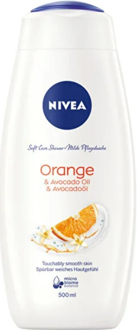 NIVEA GEL DE DUS 500ML CARE&ORANGE