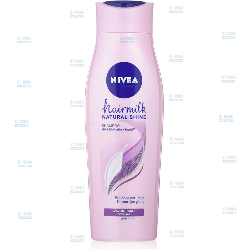 NIVEA SAMPON 250ML HAIRMILK NATURAL SHINE