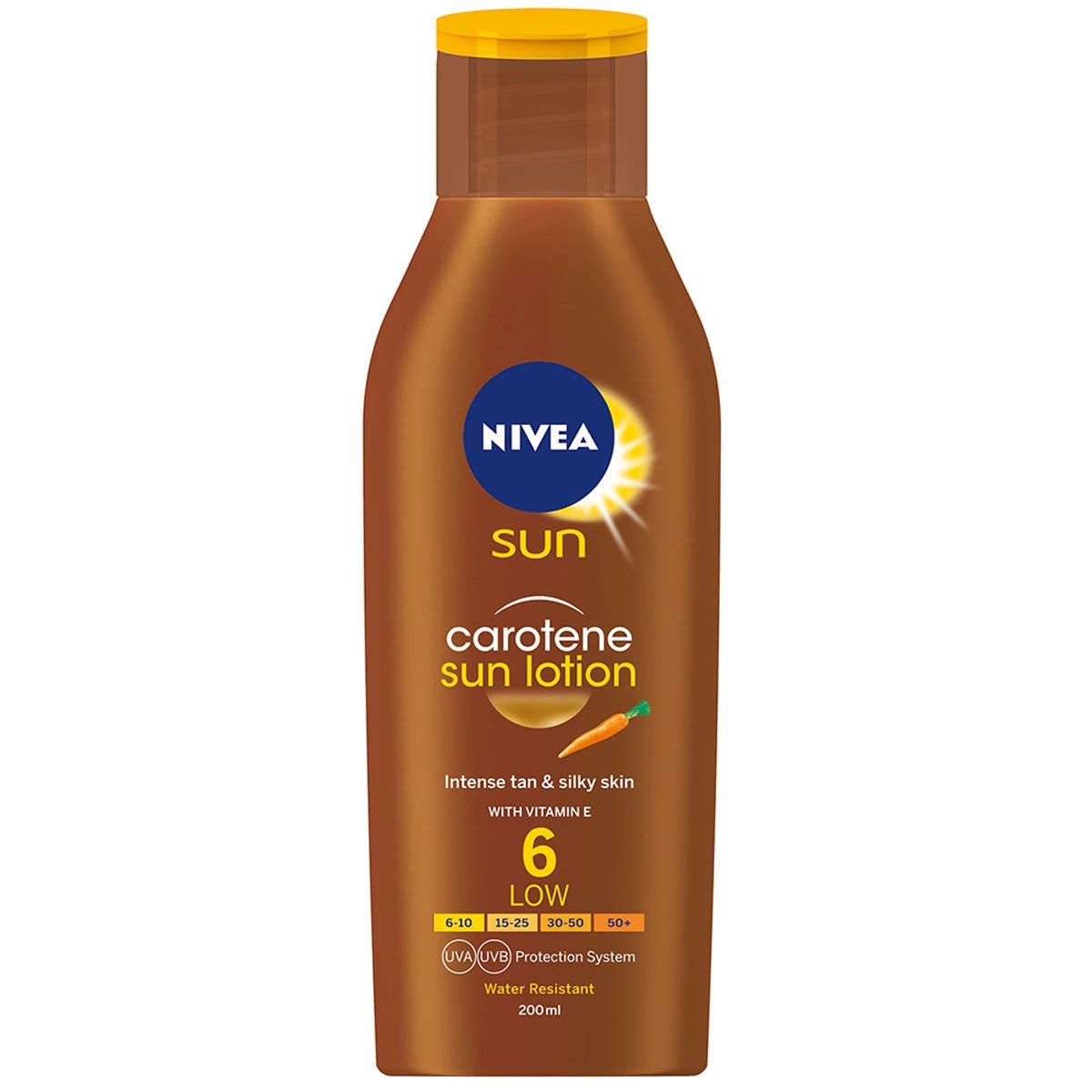 NIVEA SUN LOTIUNE BRONZANTA 200ML CU VIT. E SI CAROTEN 6SPF