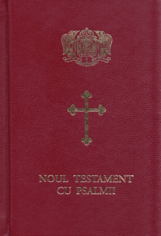Noul Testament cu Psalmii, format mic grena