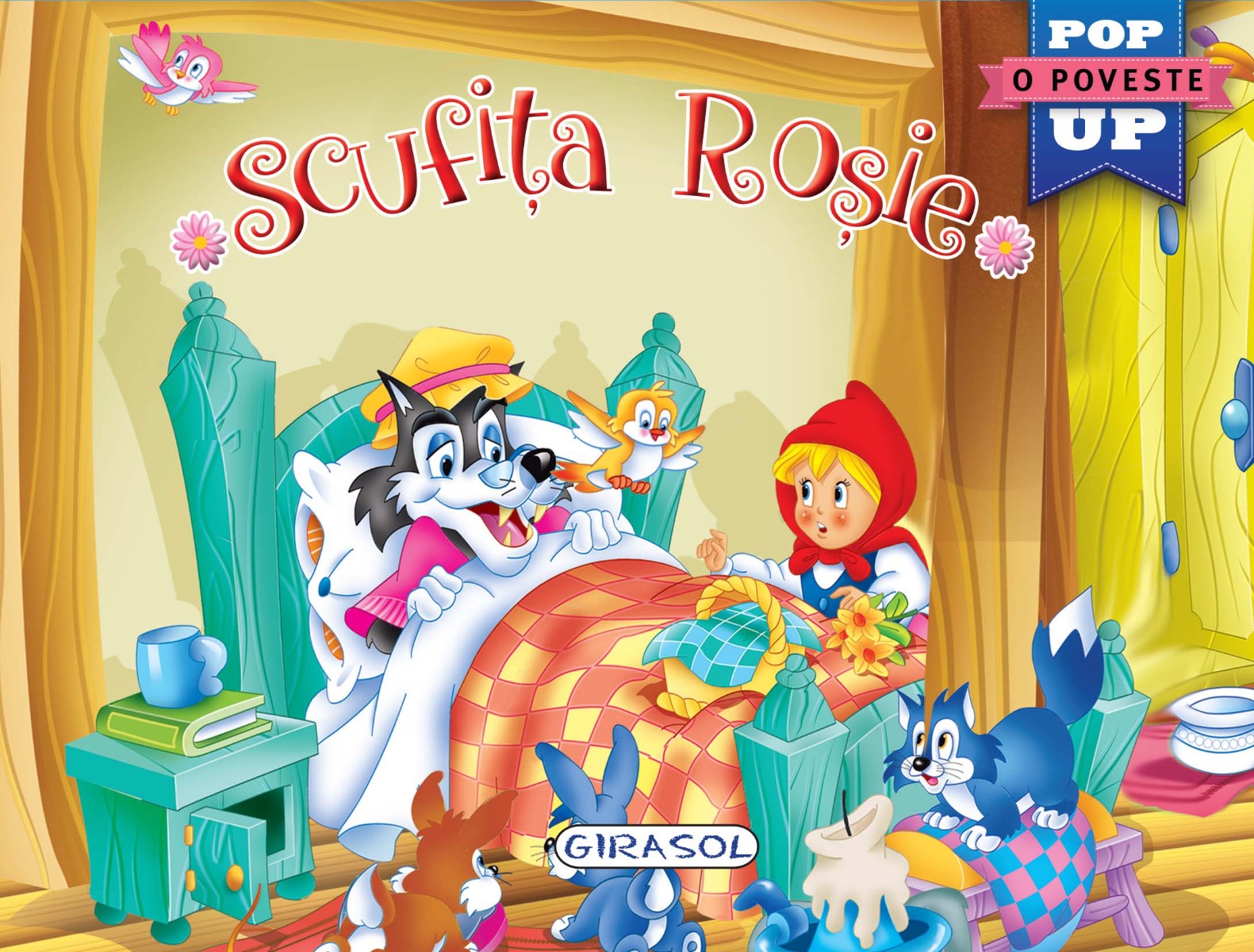 Scufita Rosie. Carte pop-up - Fratii Grimm