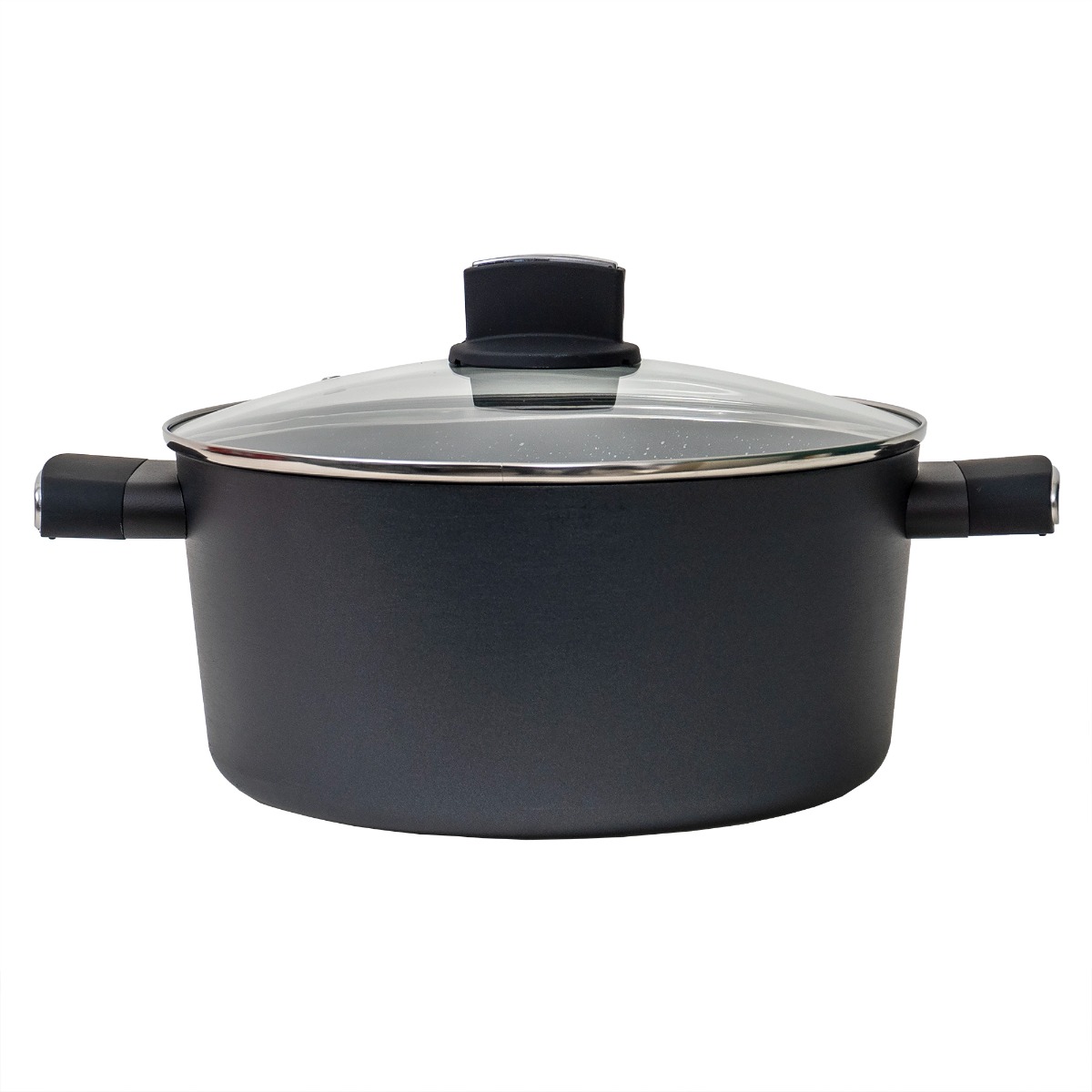 Oala cu capac de sticla, ECO cu diametru de 28 cm, capacitate 5L, Zilan