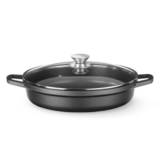 Oala cu strat antiaderent, aluminiu turnat, cu capac, 4,3L, 425x332x(H)70mm