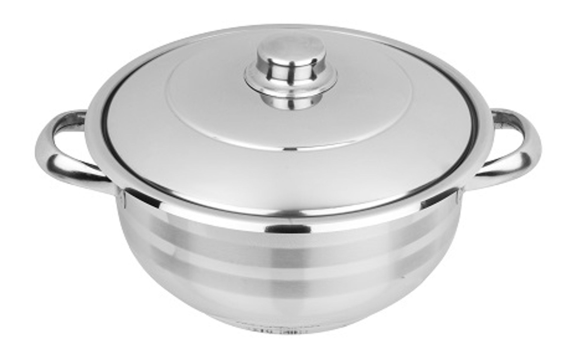 Oala inox cu capac, diametru 22 cm, capacitate 4 L, Zilan