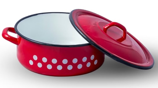 SET CRATITA TIP USOR+CAPAC 19 CM EM. ROSU 71339RO/19