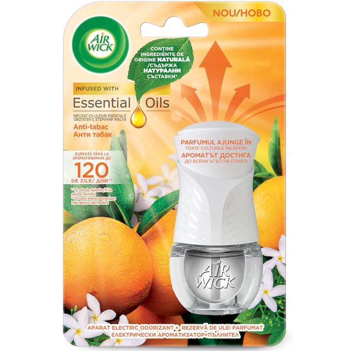 AIRWICK ODORIZANT CAM. EL. 19ML ANTITABAC