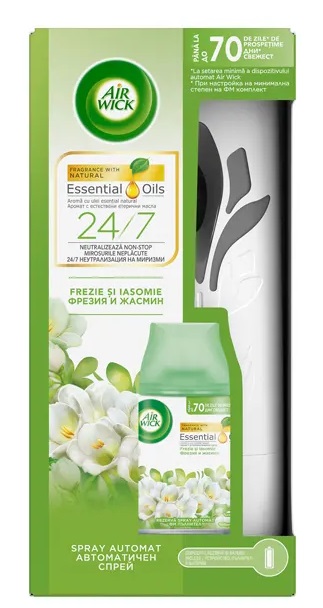 AIRWICK FRESHMATIC APARAT+REZERVA ODORIZANT CAM. 250ML FREZIE&IASOMIE