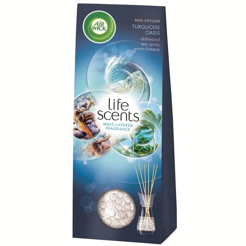 AIRWICK DIFFUSER ODORIZANT CAM. 30ML TURQUOISE OASIS