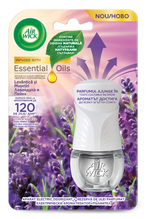 Odorizant de camera electric lavender & camomile, 19 ml Air Wick