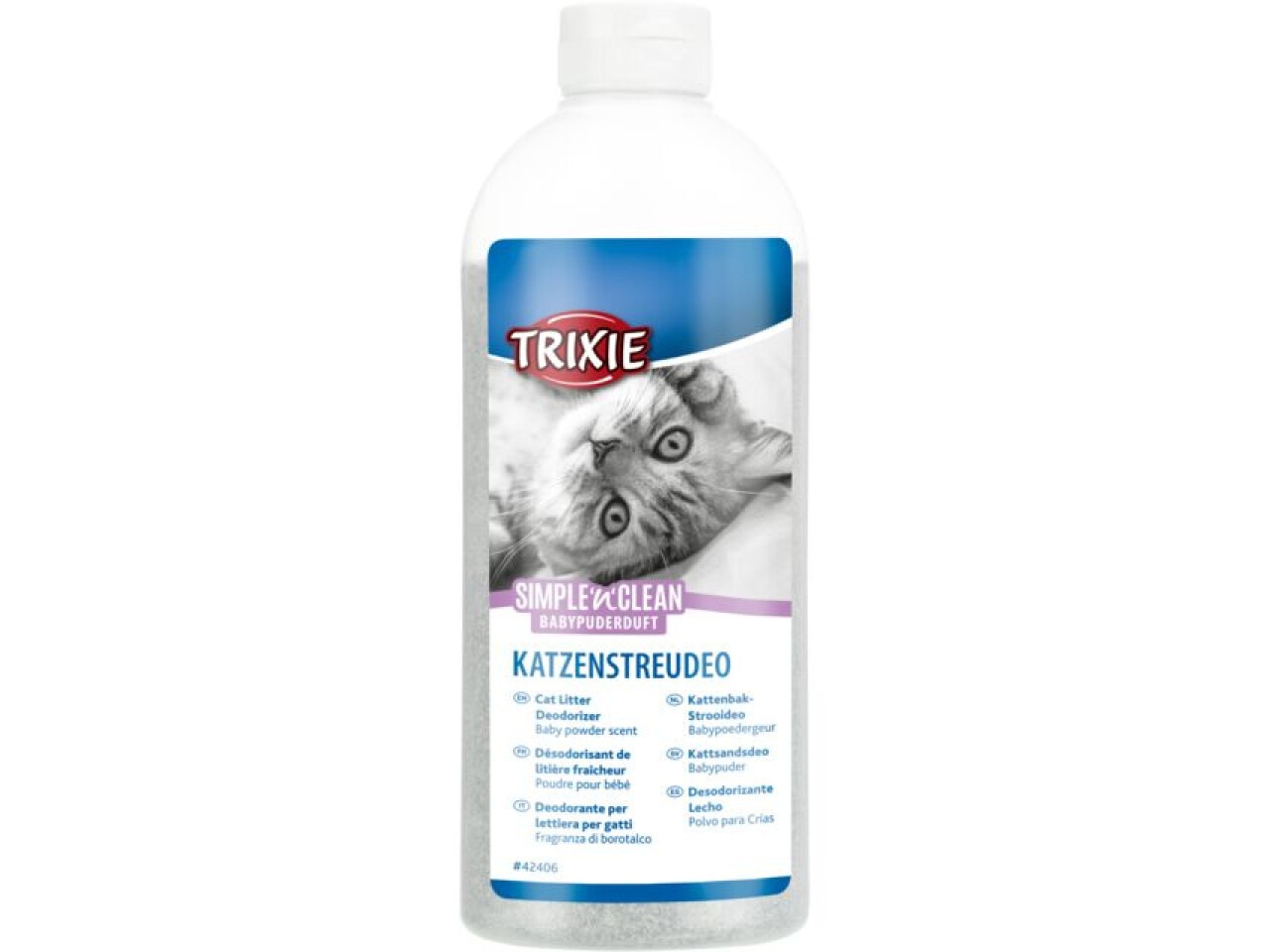 Trixie Odorizant Litiera, Simple\'n\'Clean, Baby Powder, 750 g, 42406