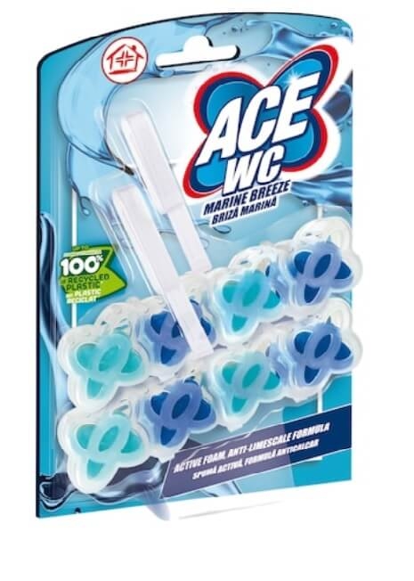 Odorizant toaleta Briza marina, 2x48 g, Ace